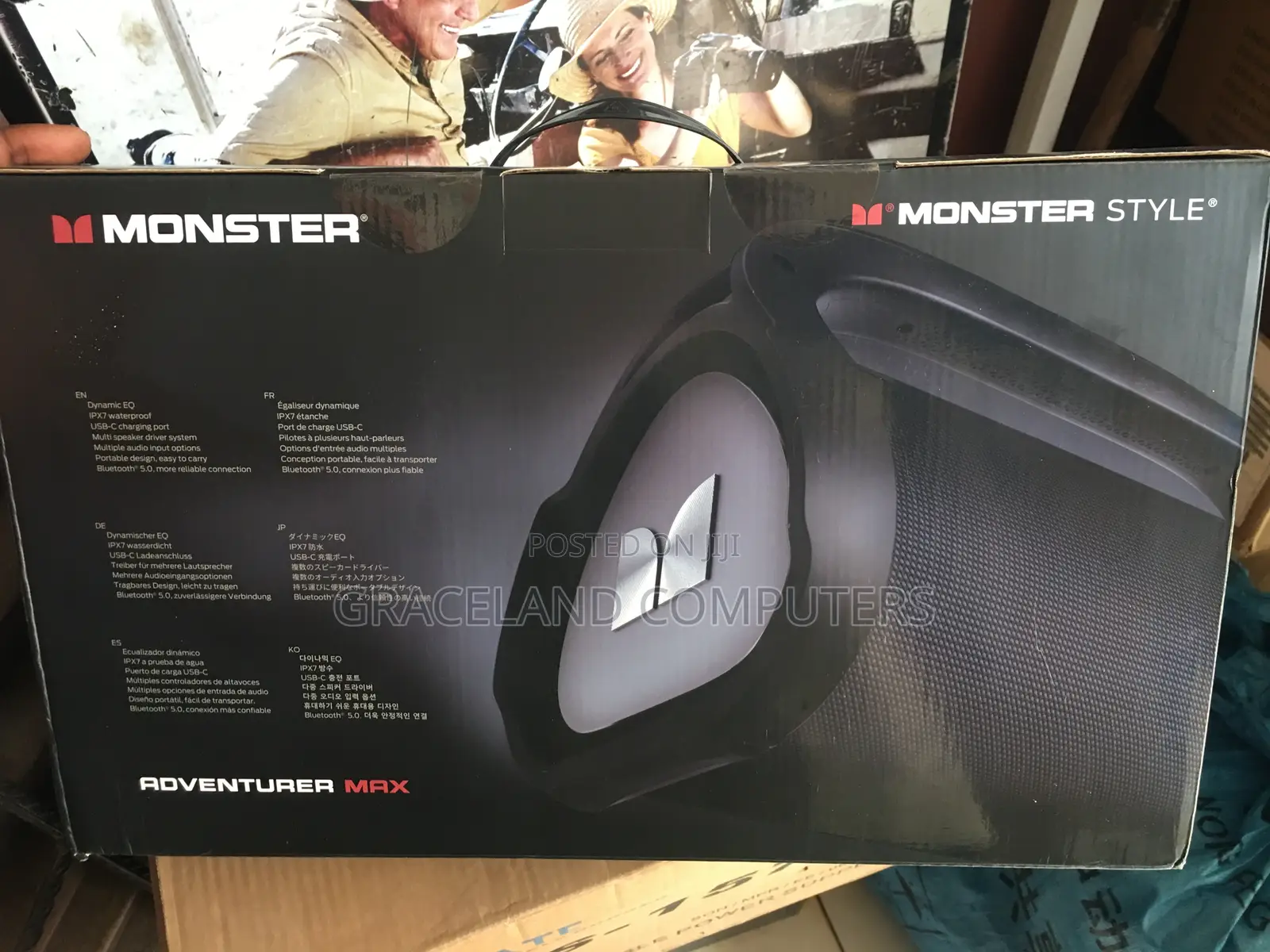 Monster Adventurer Max 100w Bluetooth Speaker With Stereo Sound