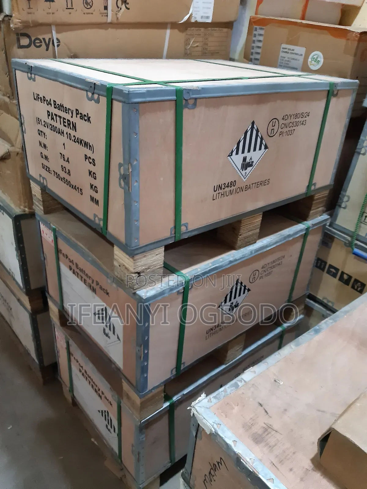 Pattern Solar Lithium 10kwh 51.2v