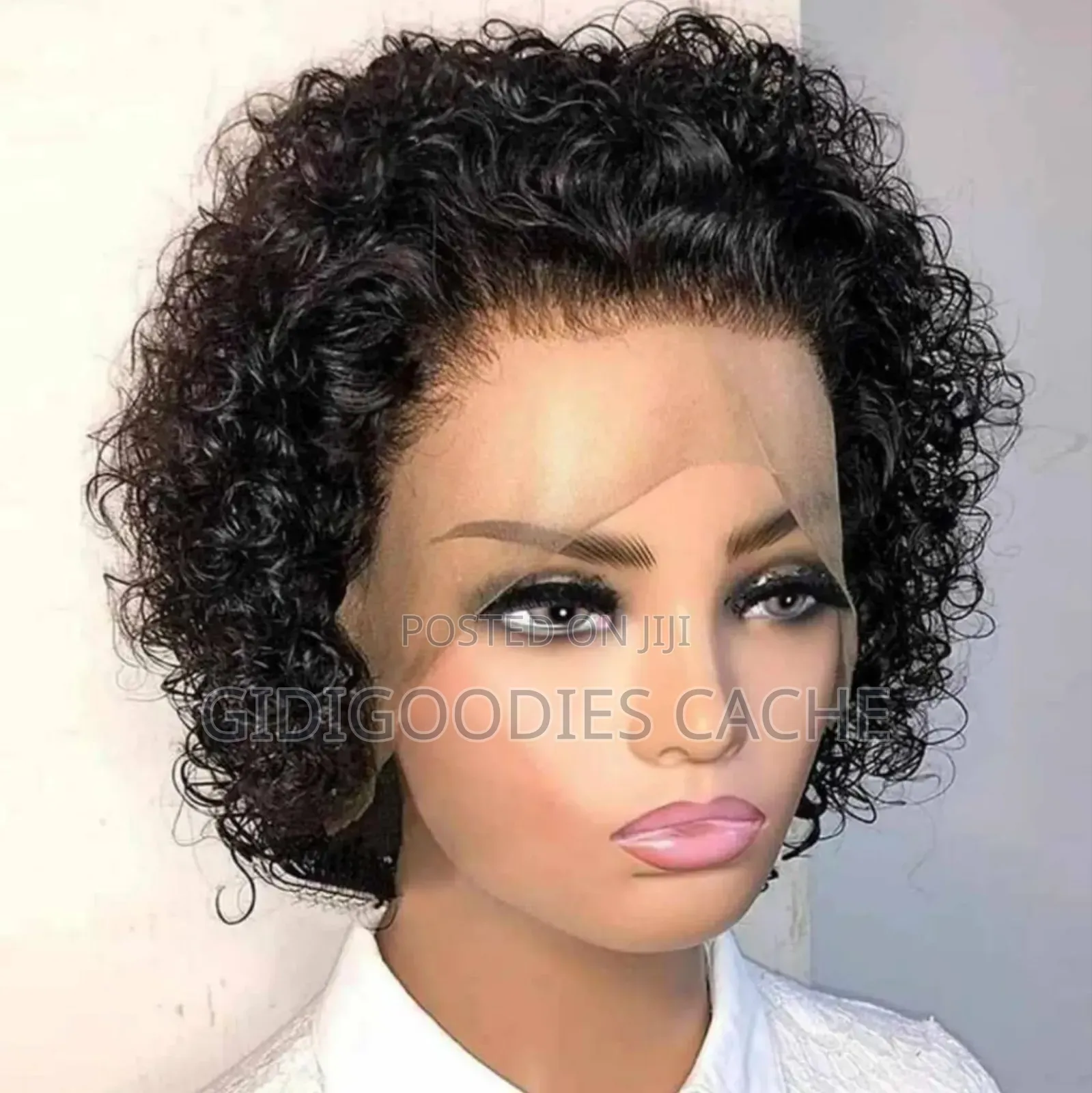 Full-Frontal Short Curly Hair