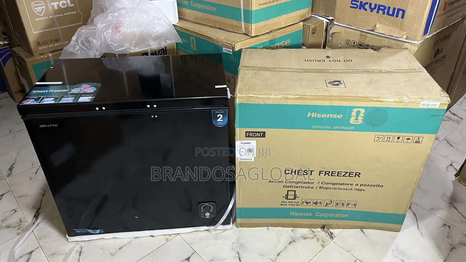 Hisense Fc-250sh 189l Chest Freezer Black – Reliable Cooling Solution