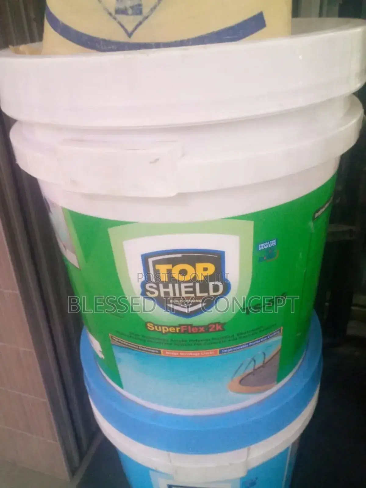 20 Liters Bucket Top Shield Super Flex Liquid Waterproof Cement