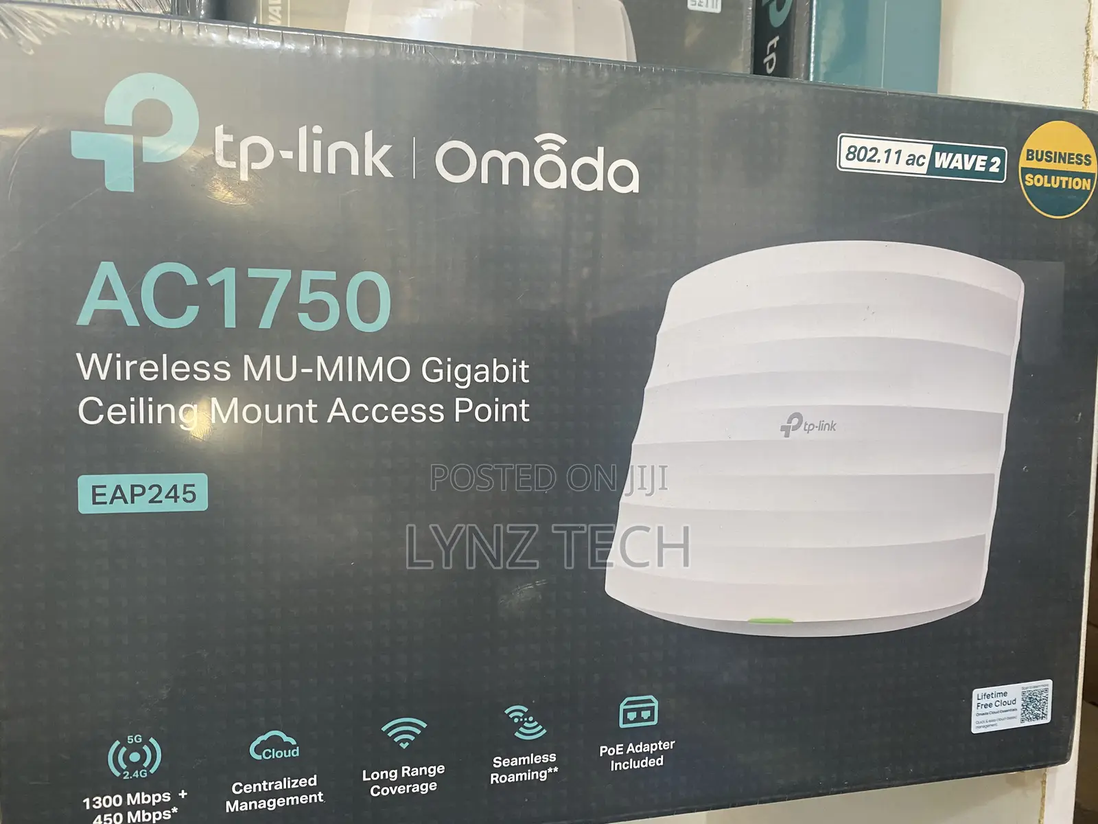 Tplink Ac1750 Wireless Mu/Mimo Gigabit Ceiling Mount Eap 245