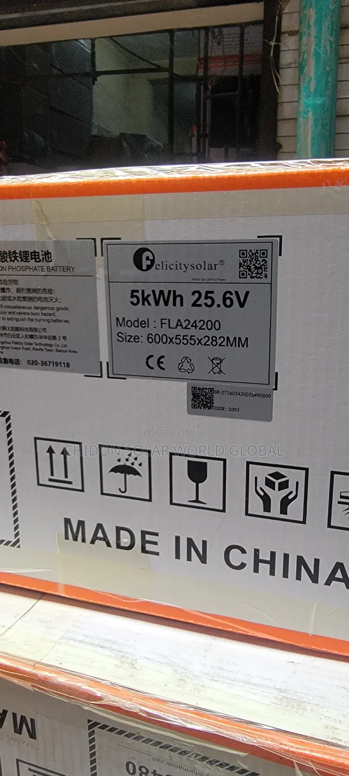5kwh 24v Felicity Solar Lithium Battery