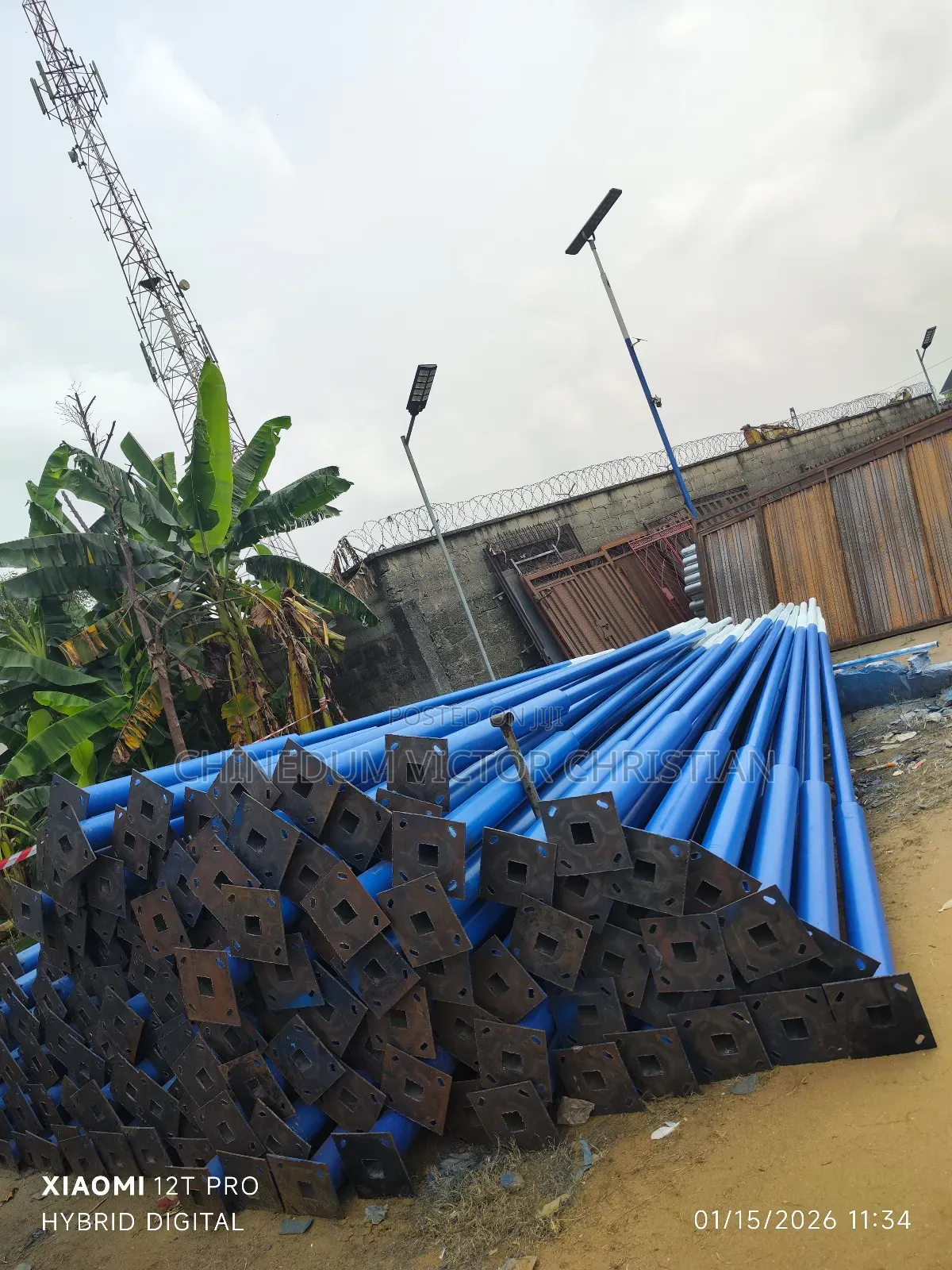 Solar Street Light Poles