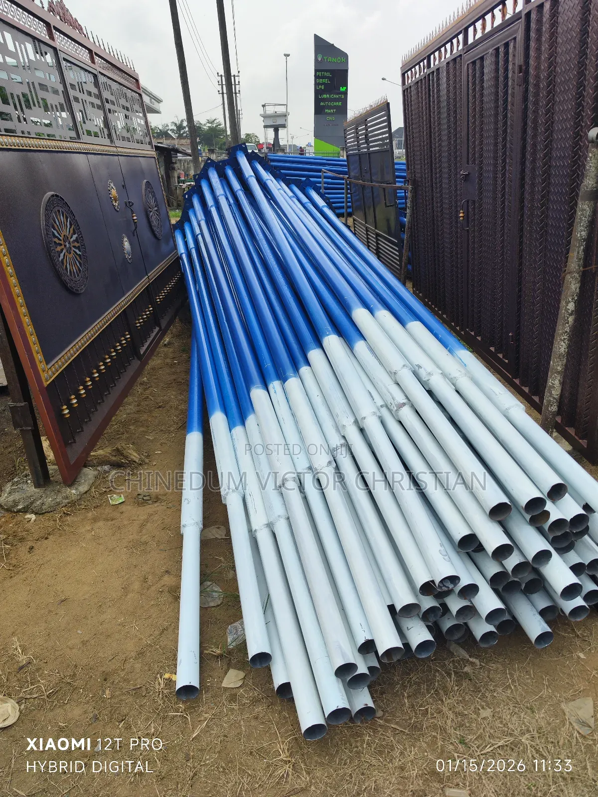 Solar Street Light Poles
