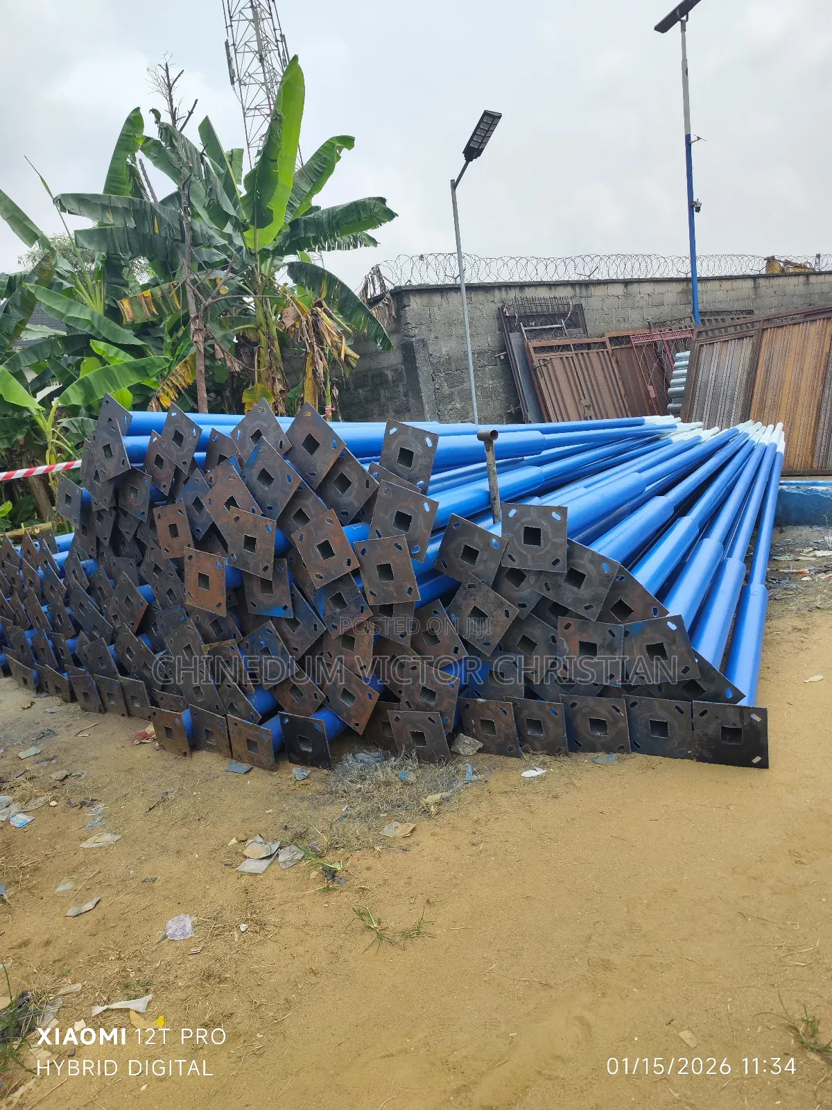 Solar Street Light Poles