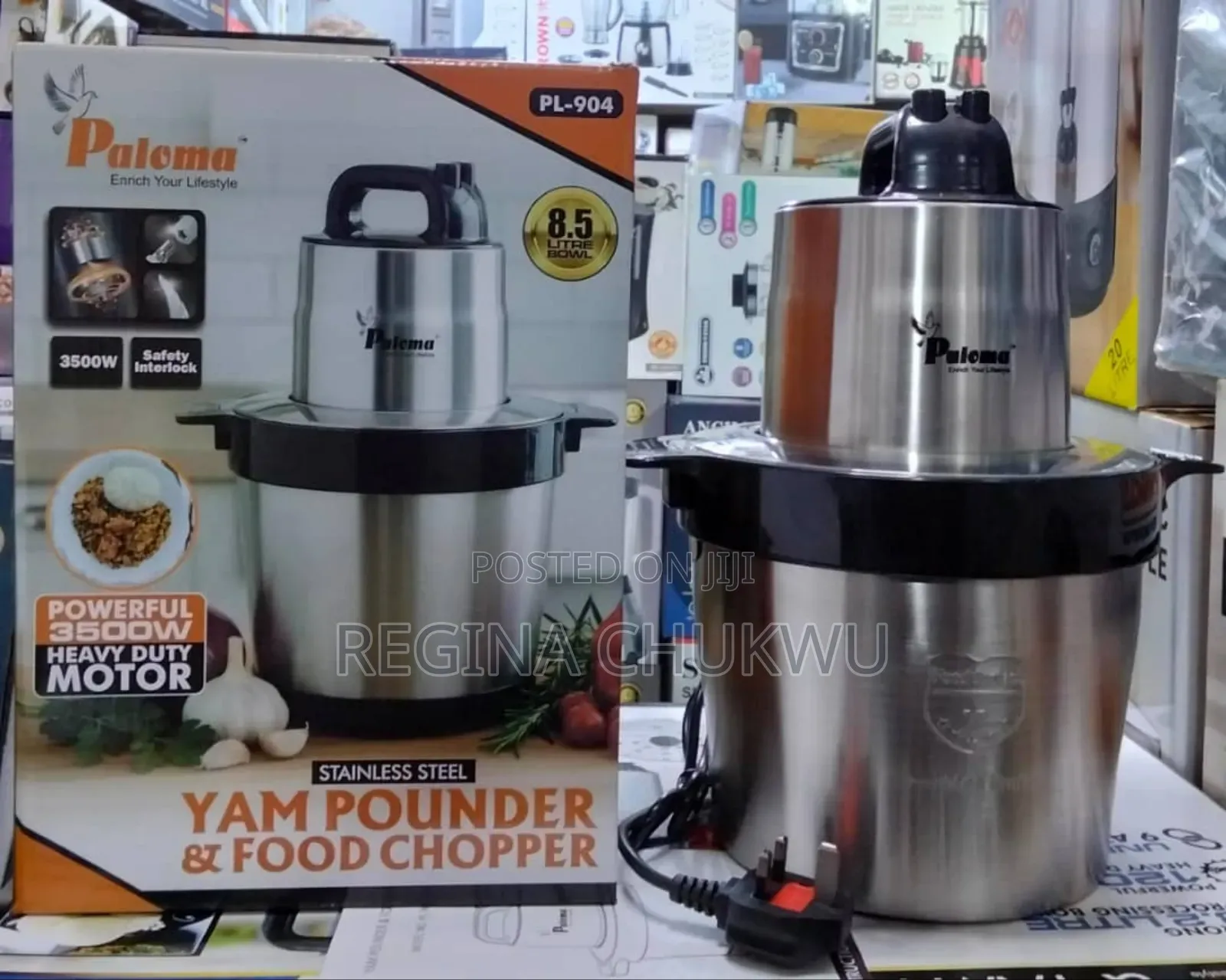 8l Paloma Food Processor/Yam Pounder/Food Chopper