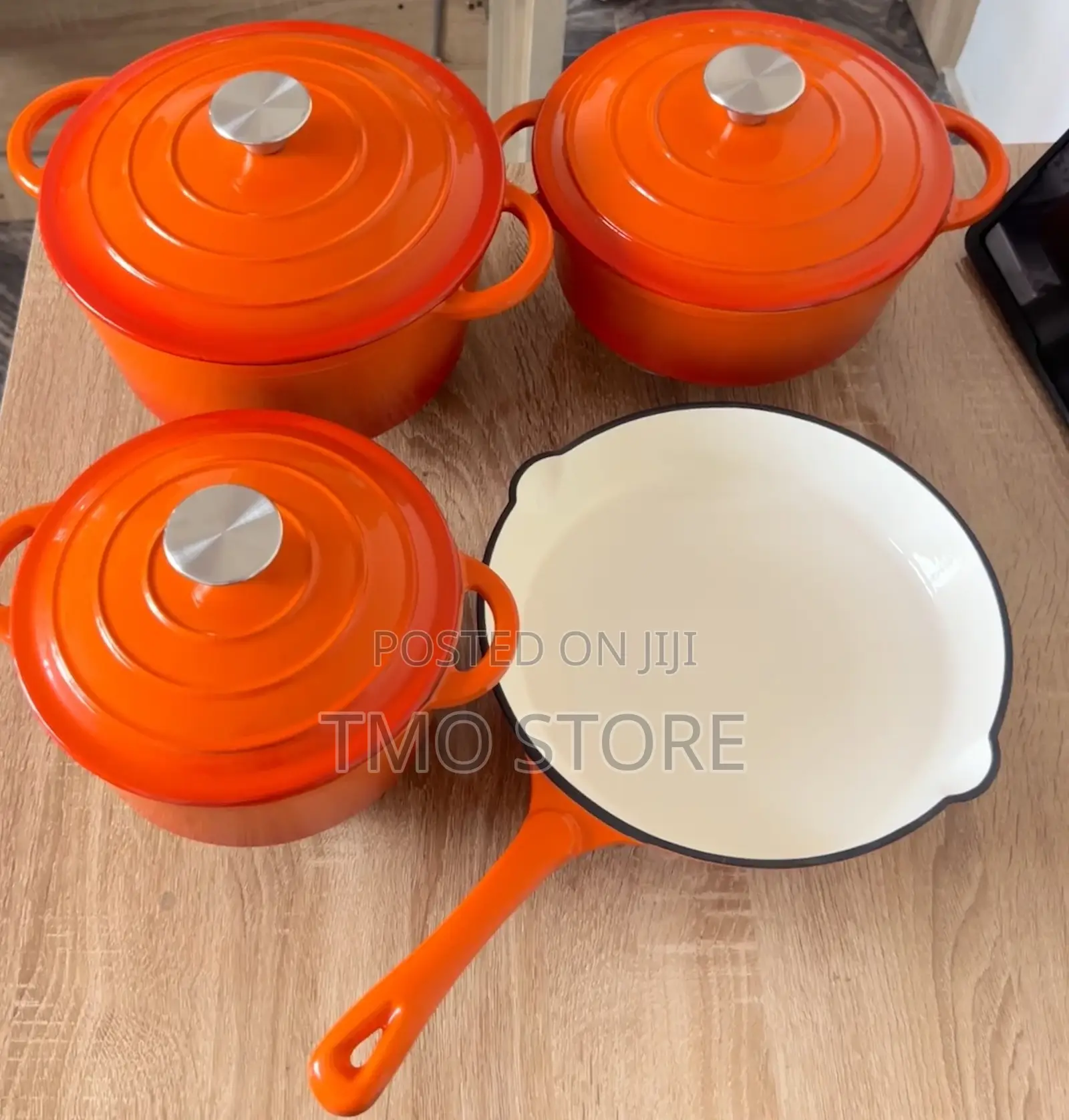 7pcs Cast Iron Cookware Set,