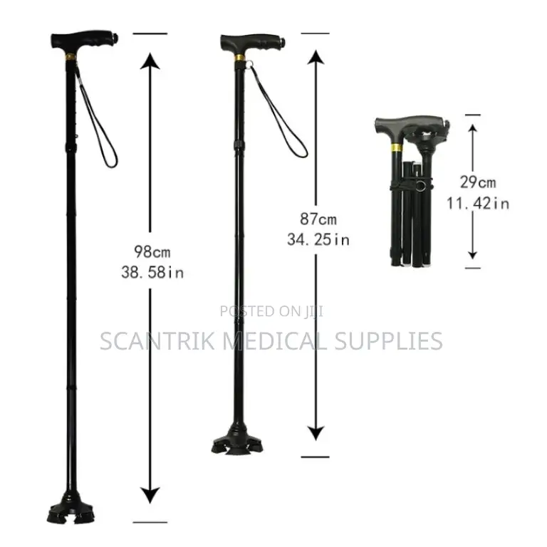Reinforced 4-Foot Walking Stick for Extra Durability