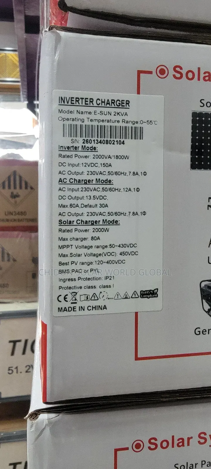 2kva Sako Solar Hybrid Inverter 12v