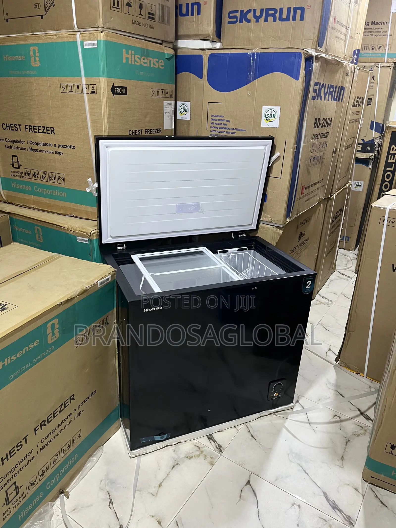 Hisense Fc-250sh 189l Chest Freezer Black – Durable Cooling Equipment