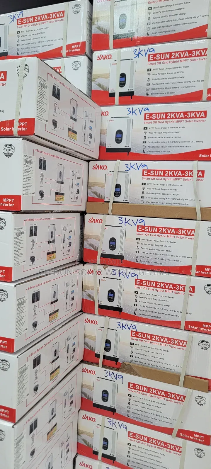 3kva Sako Solar Hybrid Inverter 24v