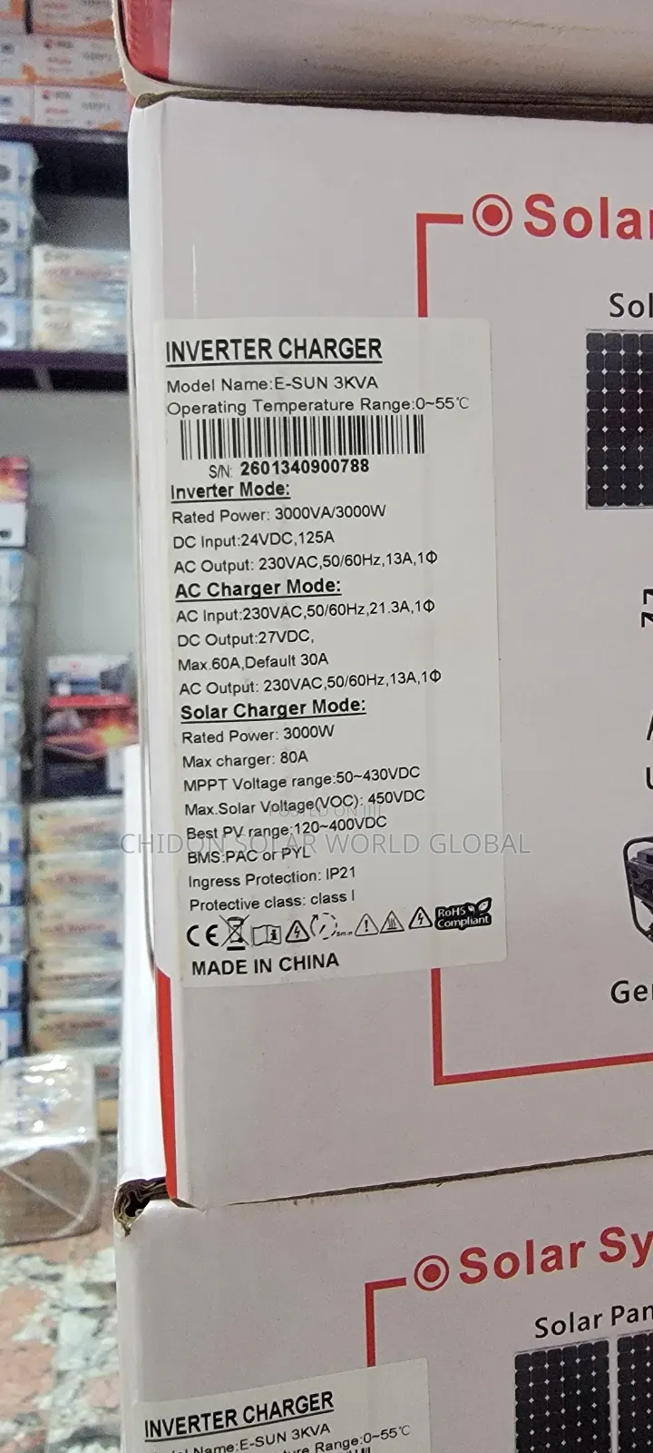 3kva Sako Solar Hybrid Inverter 24v
