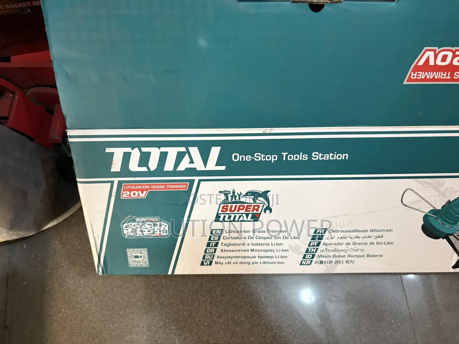 Total 20v Lithium-Ion Grass Trimmer