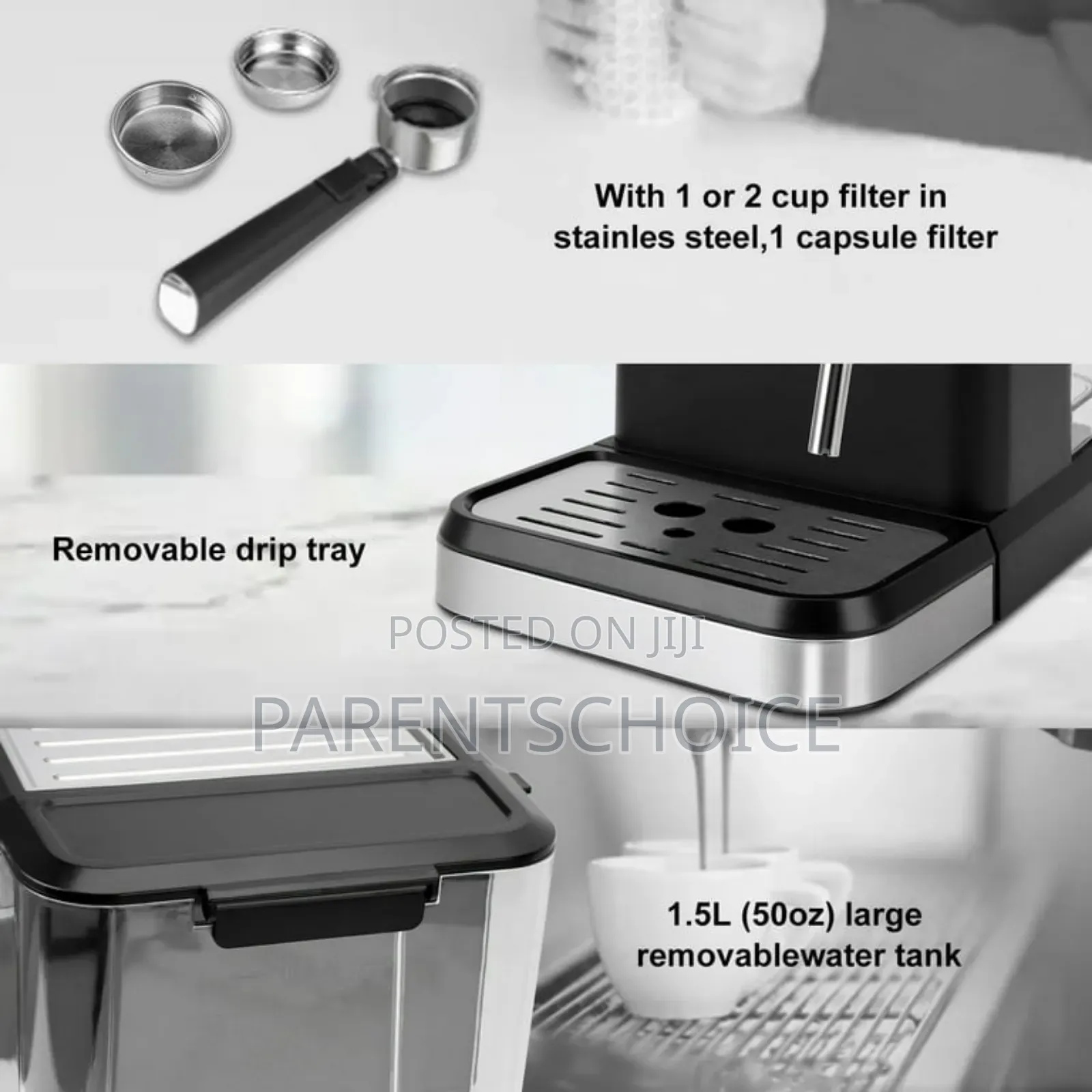 Hoffmans Automatic Espresso Coffee Maker – Model: Hm-685