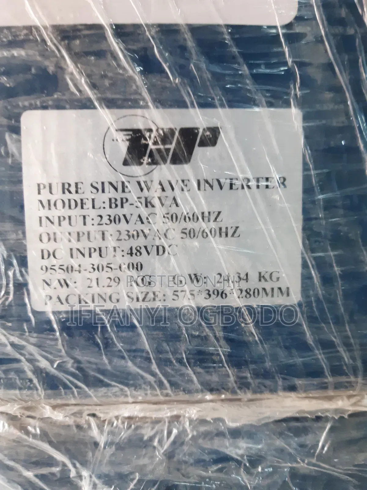 Blue Power Solar Inverter 5kva 48v