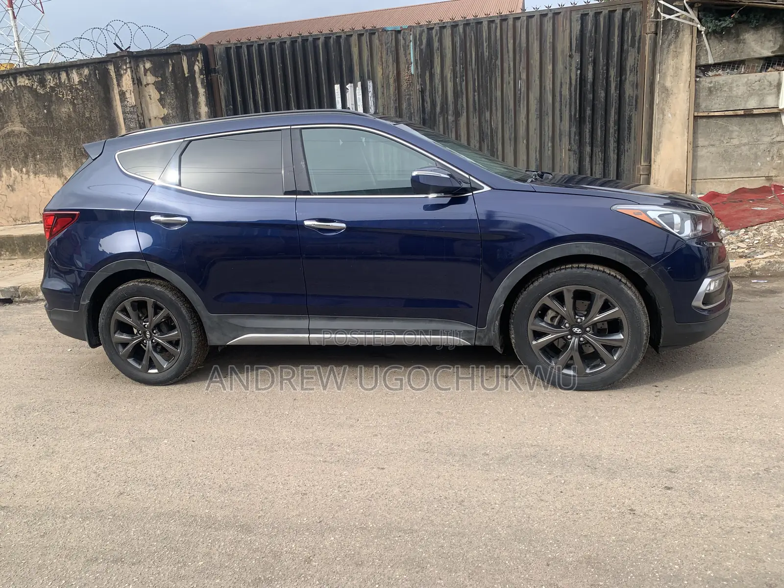 Hyundai Santa Fe 2018 Blue