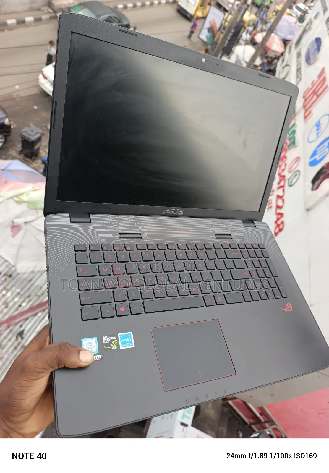 Laptop Asus ROG GL752VW 16GB Intel Core i7 SSD 512GB