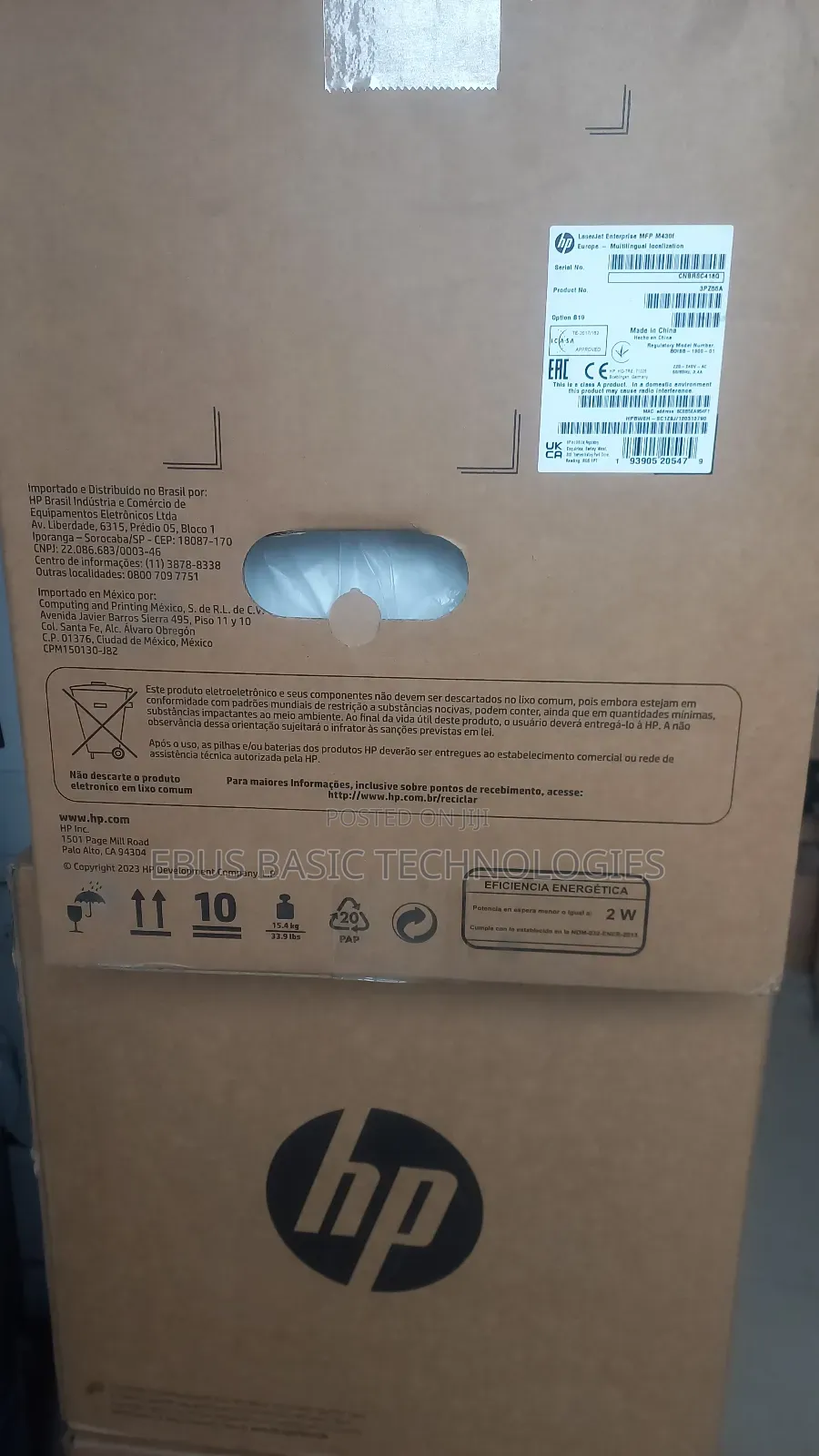 Hp Laserjet Enterprise MFP M430f Printer