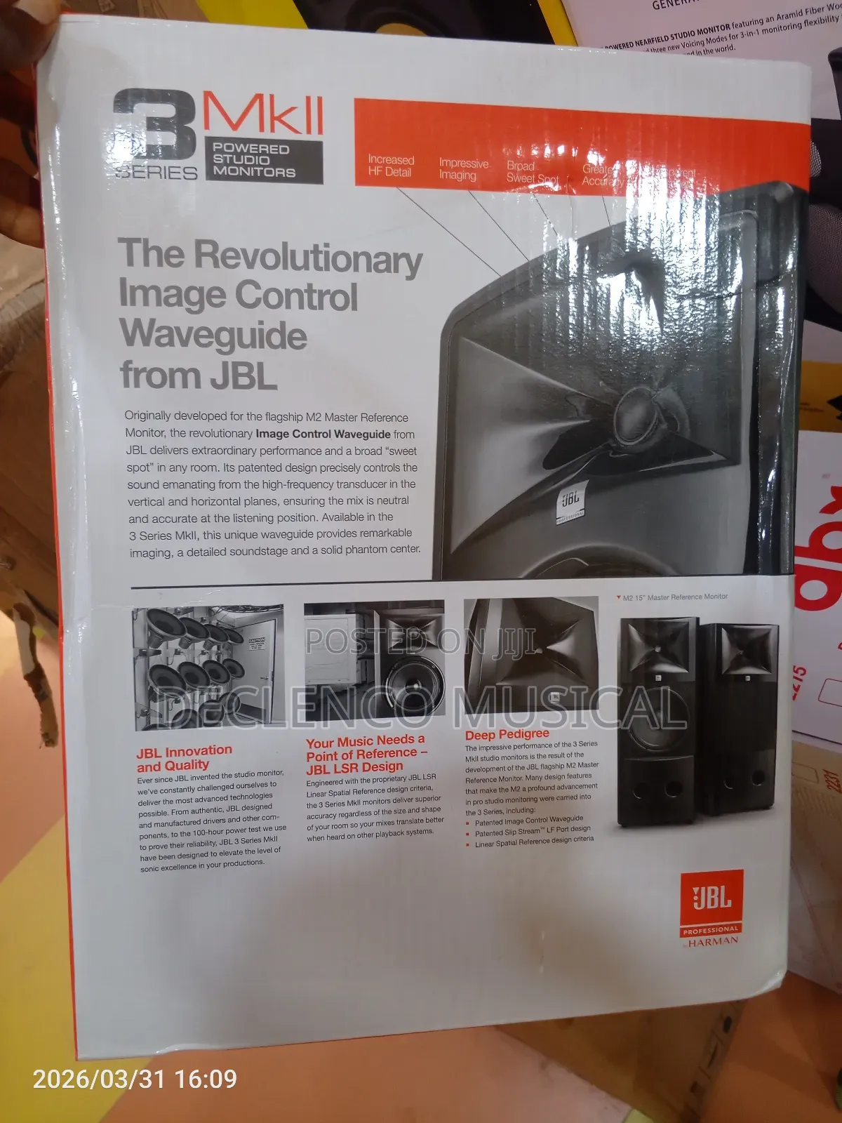 Jbl 3 Mkll Series Powered Studio Monitor