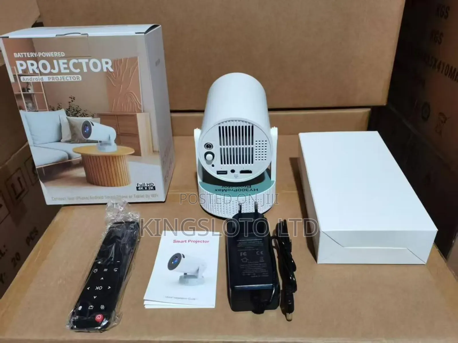 Rechargeable Projector Hy300 Pro Max