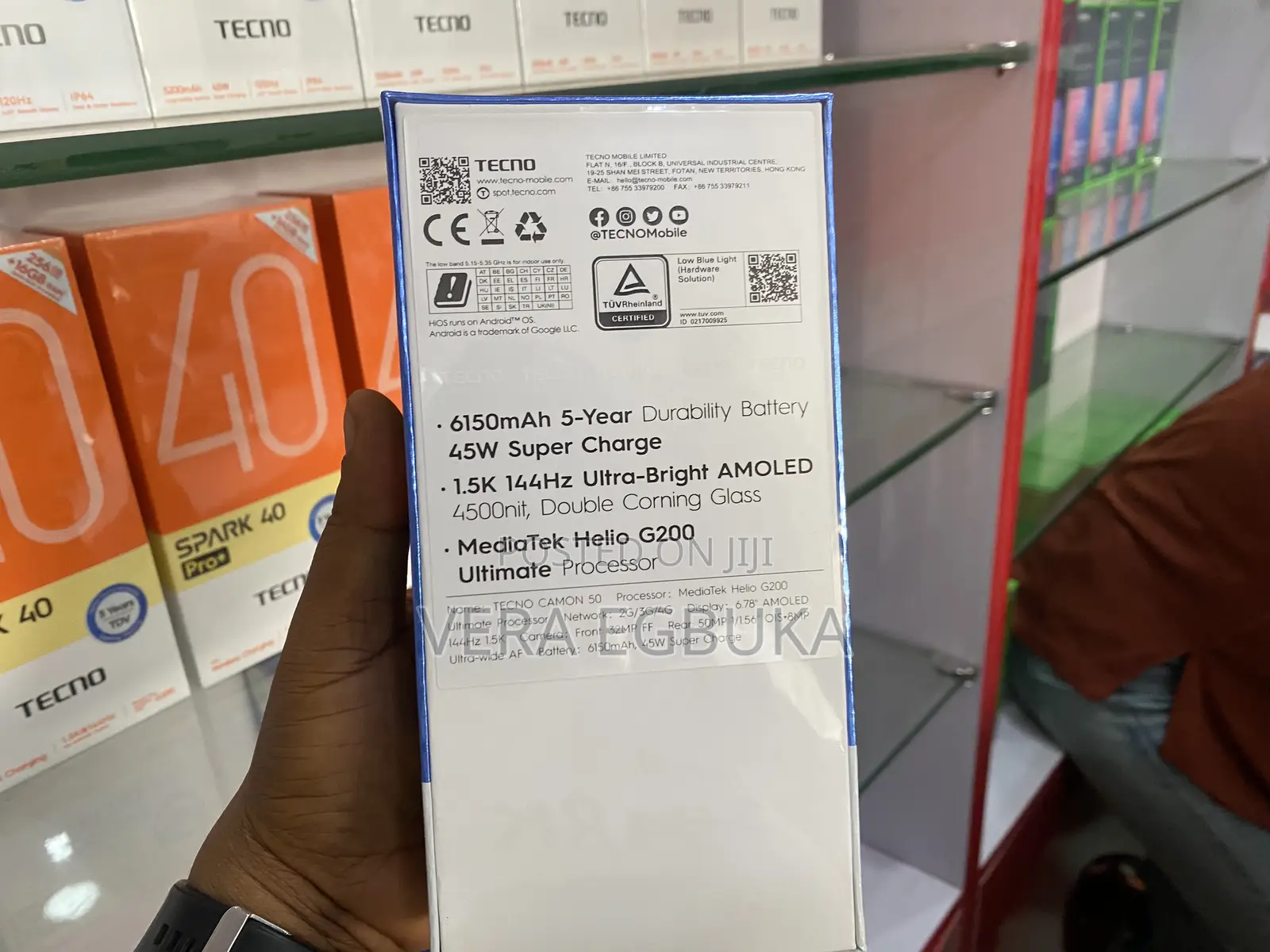 New Tecno Camon 50 256 GB