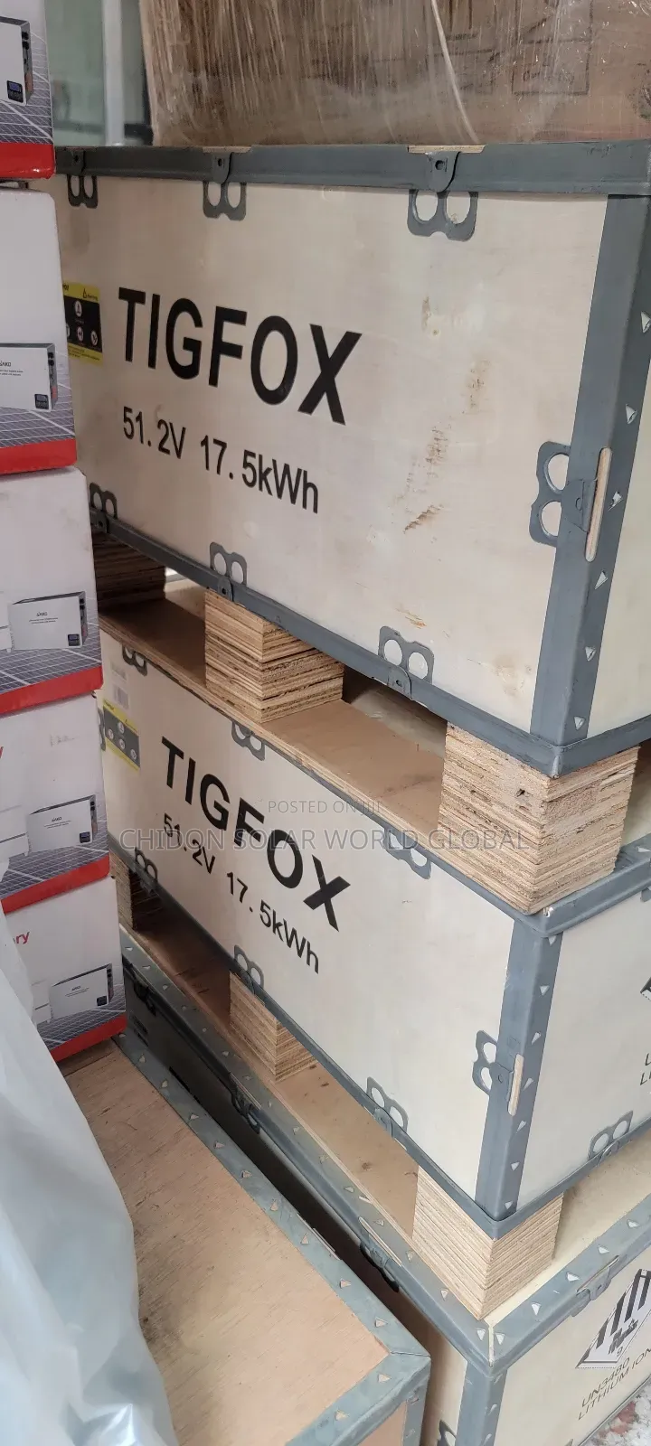 17.5kwh 51.2v Tigfox Solar Lithium Battery