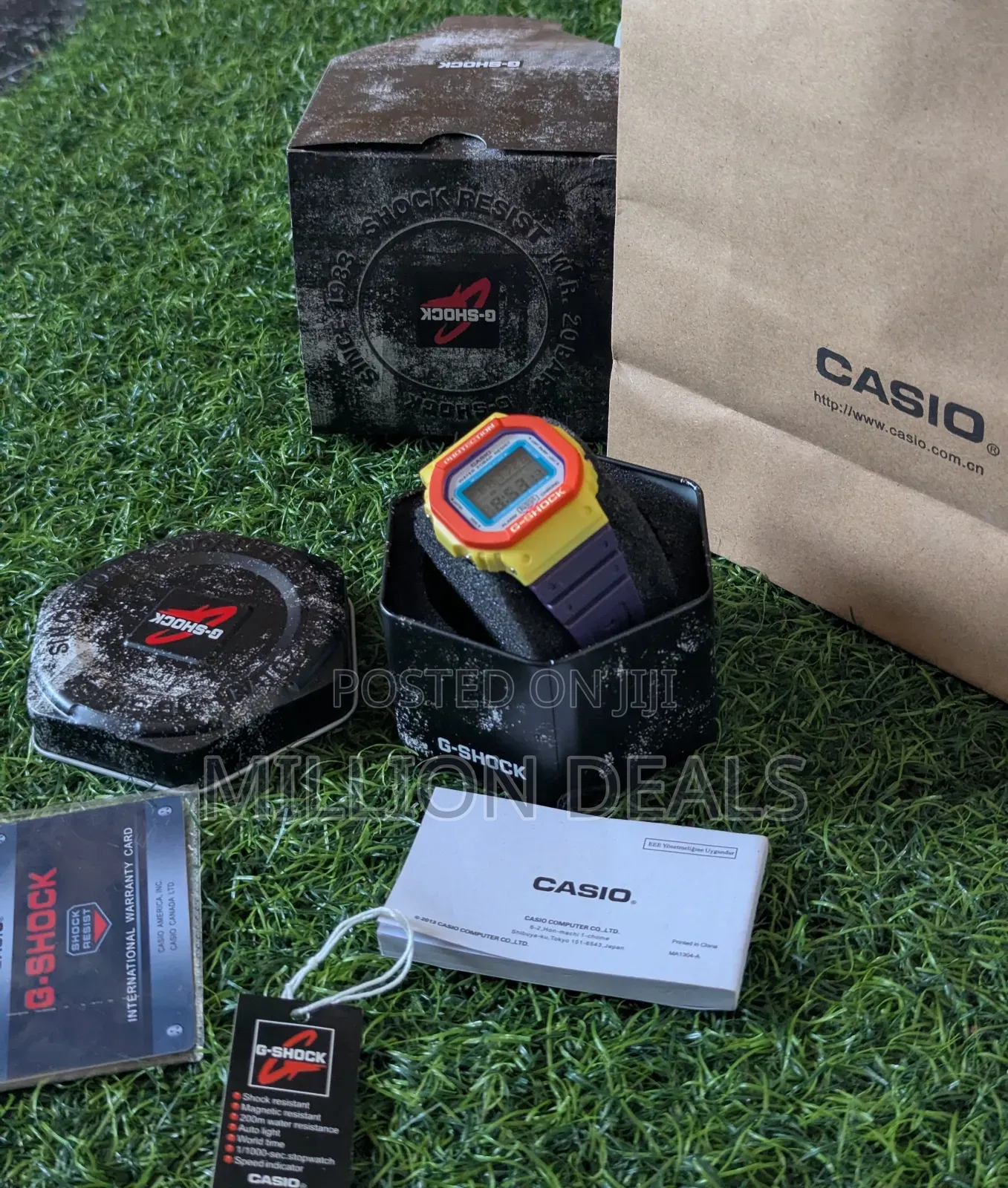 Waterproof Men's Classic 2026 G-Shock Rubber Strap