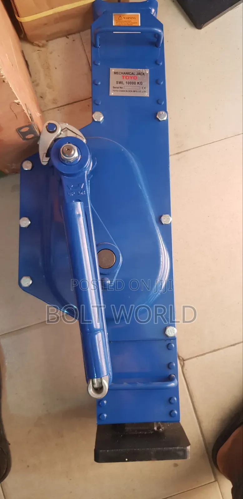 Mechanical Jack / Snatch Block Toyo for Lifting