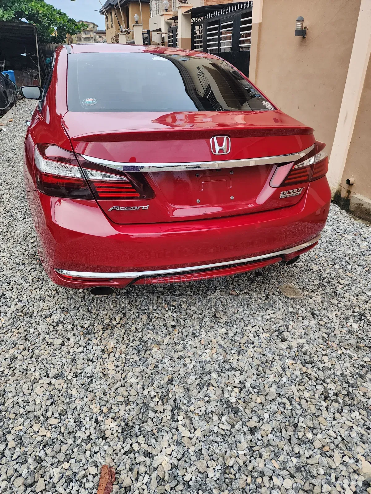 Honda Accord Sport SE 4dr Sedan FWD (2.4L 4cyl 2A) 2017 Red