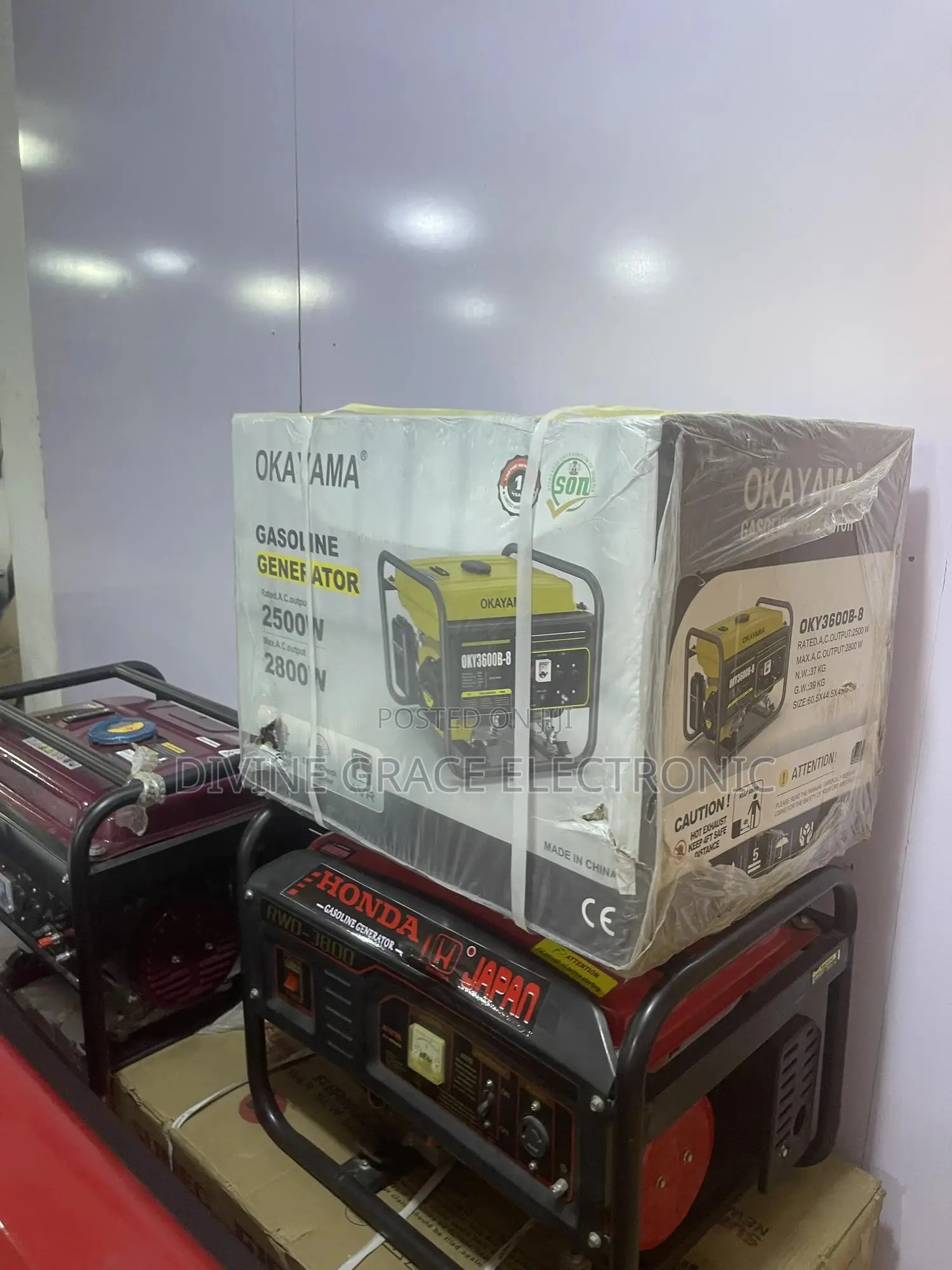 3.5kva Brand New Okayama Petrol Generator