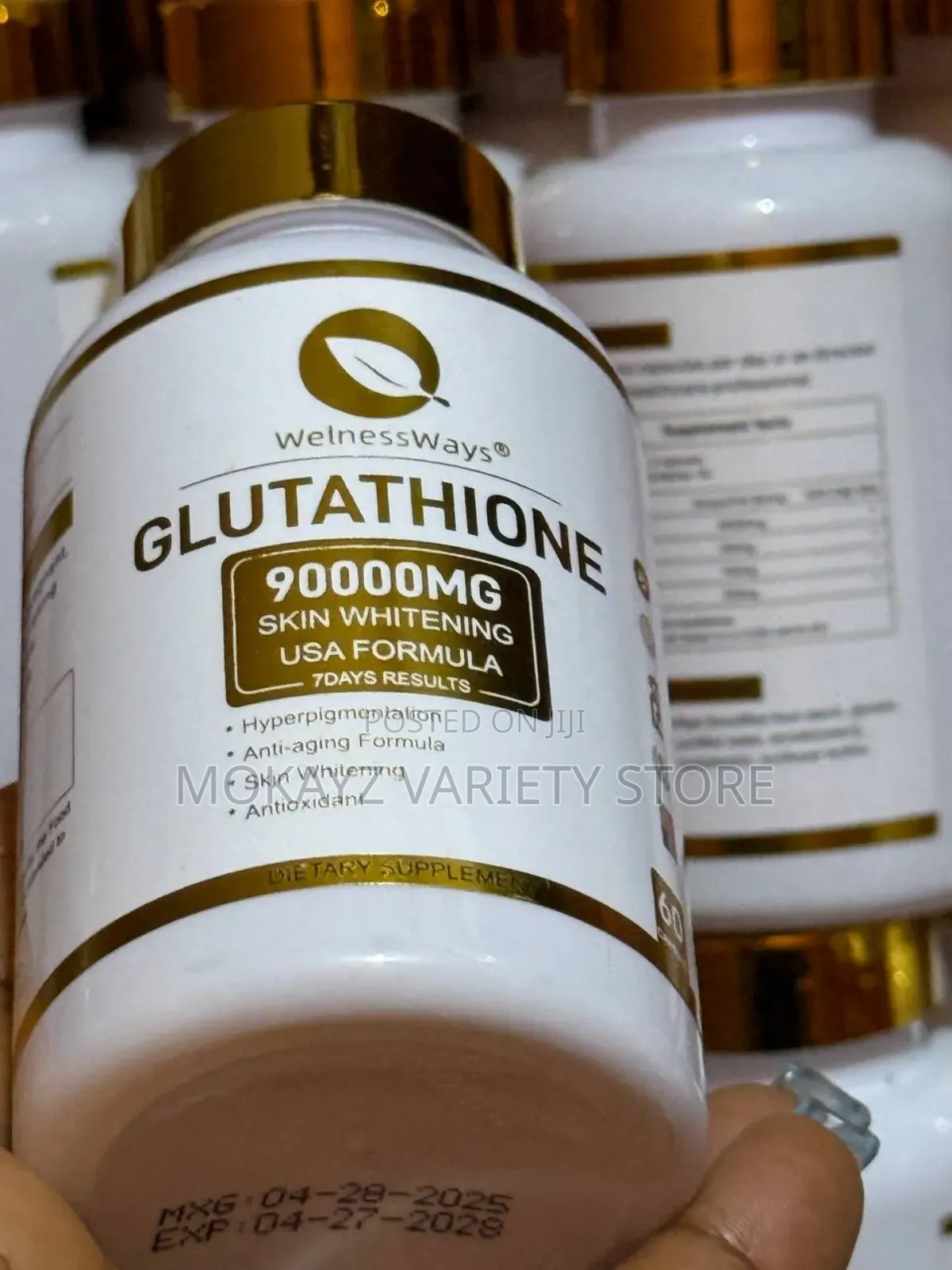 Glutathione Skin Whitening Immunity Booster (60 Capsules)