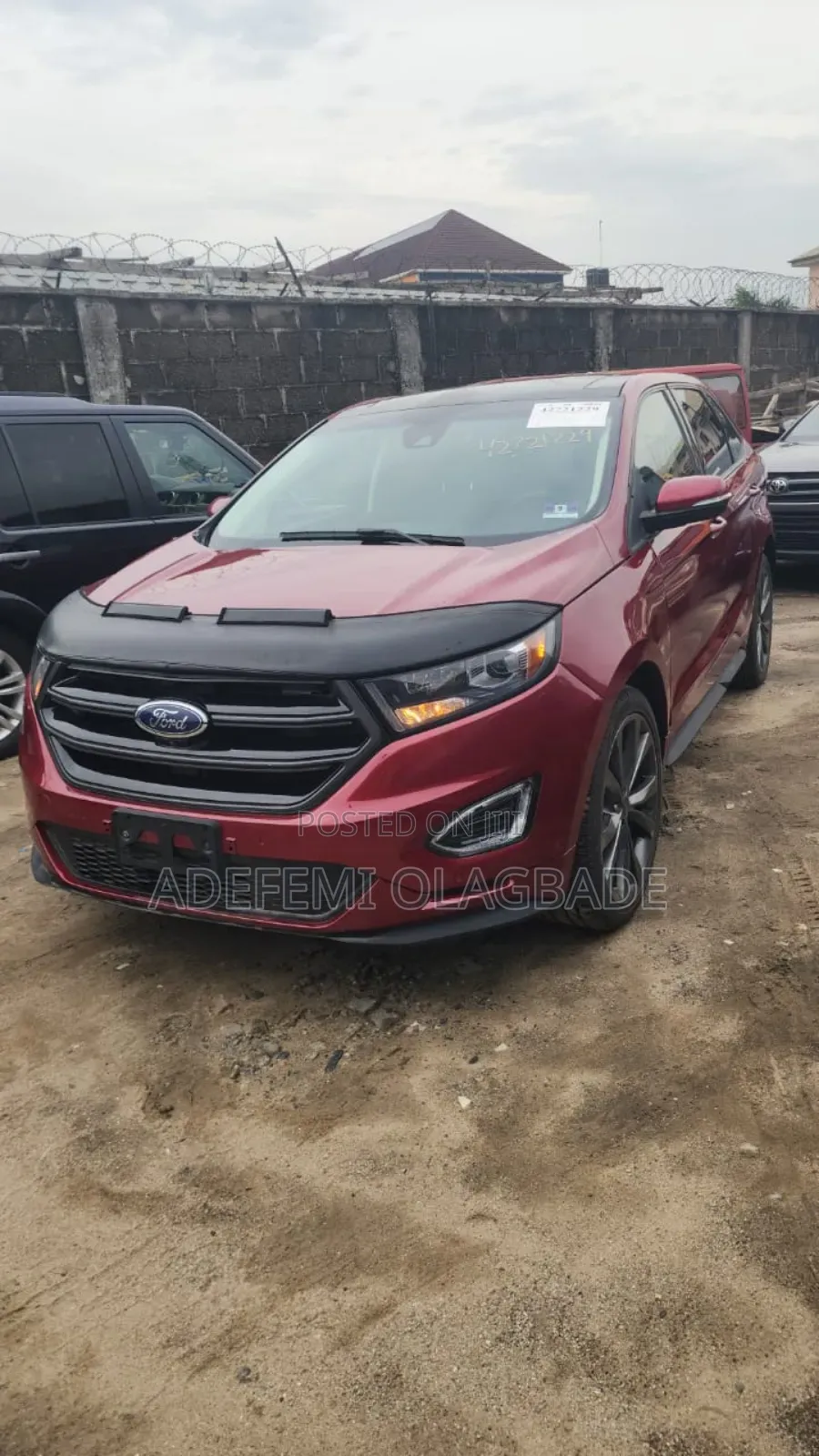 Ford Edge Sport 4dr AWD 2017 Maroon