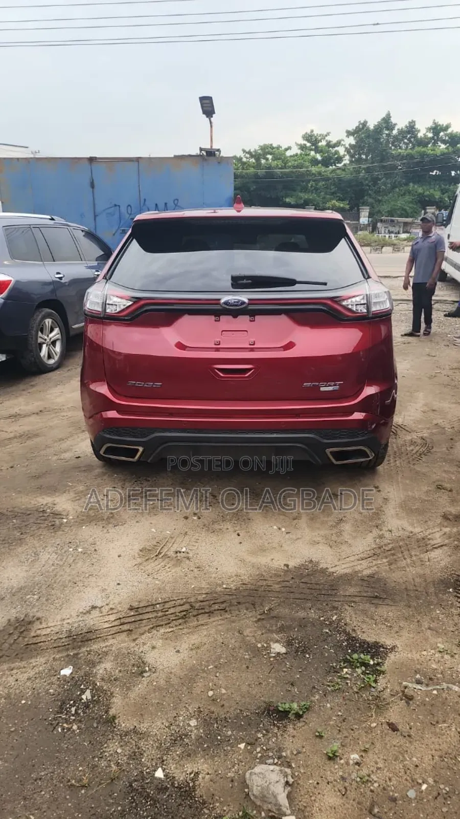 Ford Edge Sport 4dr AWD 2017 Maroon