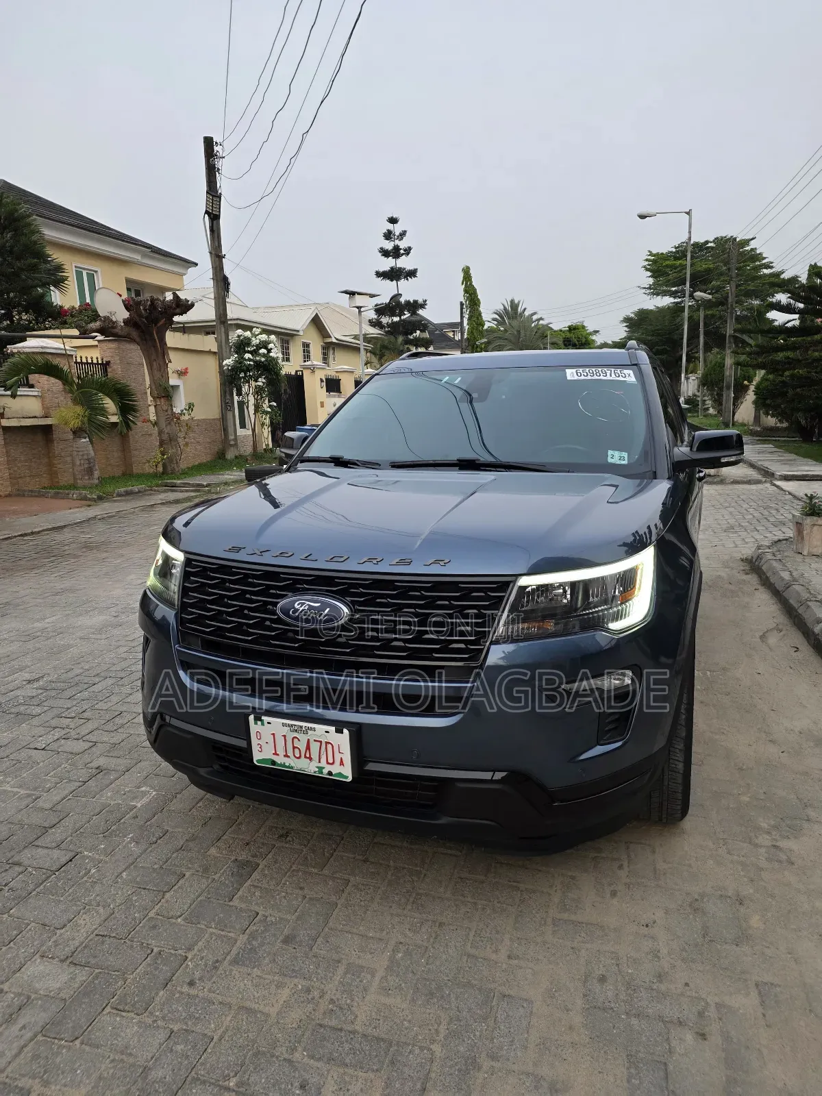 Ford Explorer Sport AWD 2018 Blue