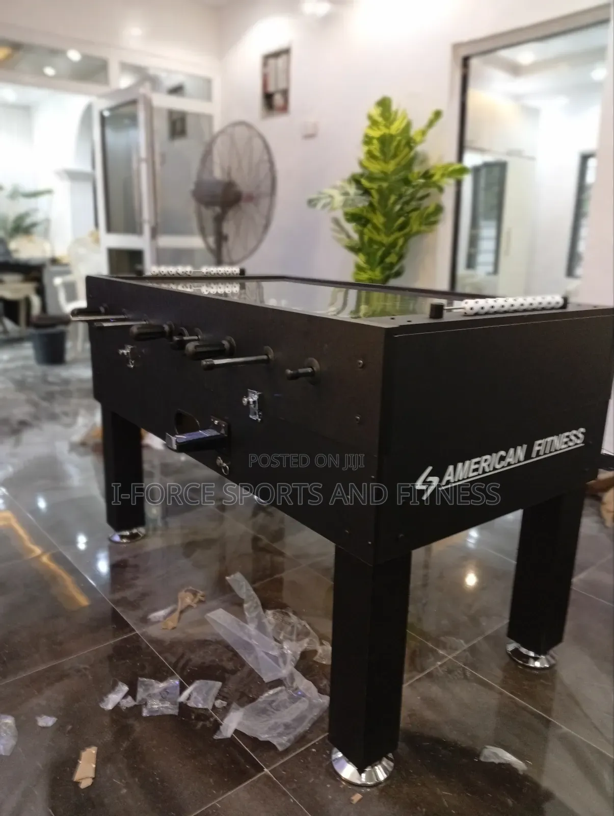 Coin Soccer Table With Glass