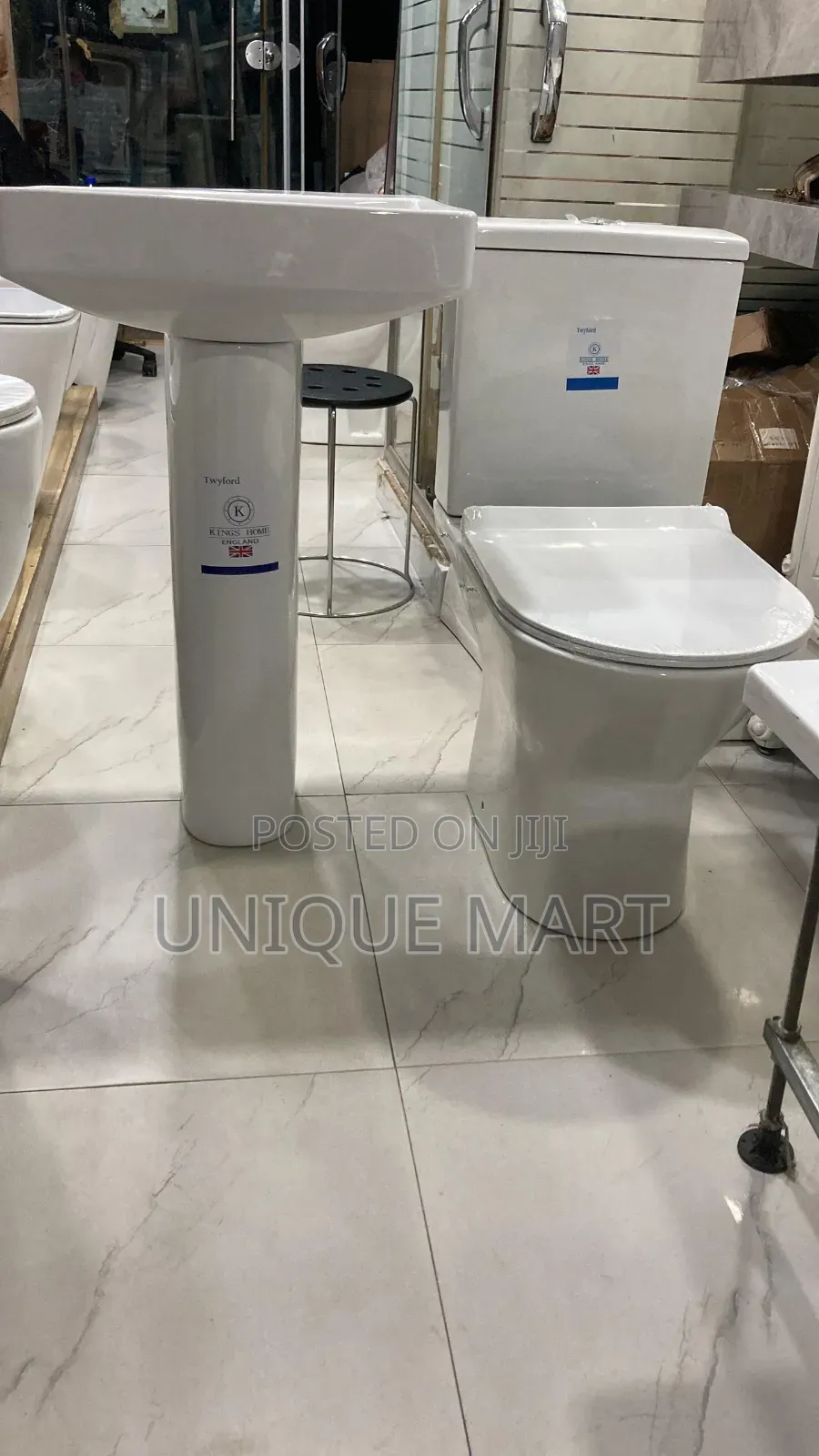 Imported Quality England Standard Water Closet,With Basin and Pedestal