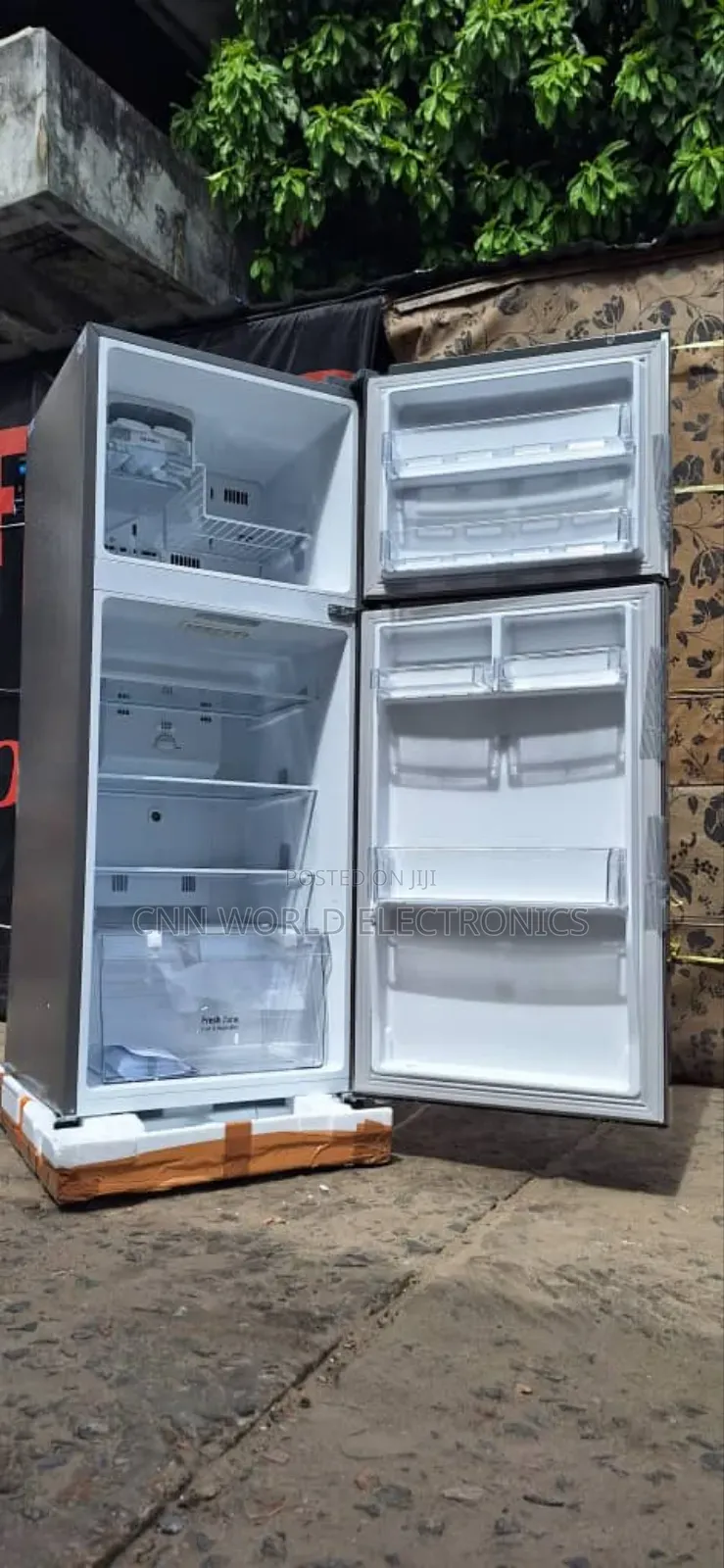 New Lg Smart Inverter Double Door Fridge 260l Super Cooling Warranty