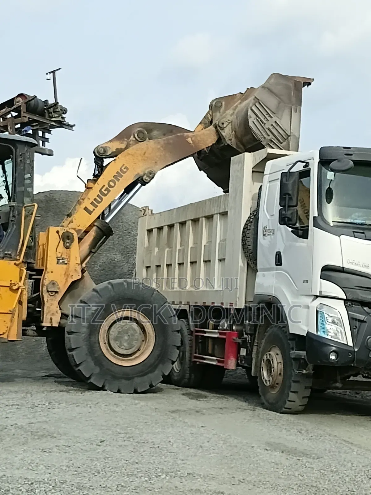 Granite for Sale, Building of Houses and Construction of Road