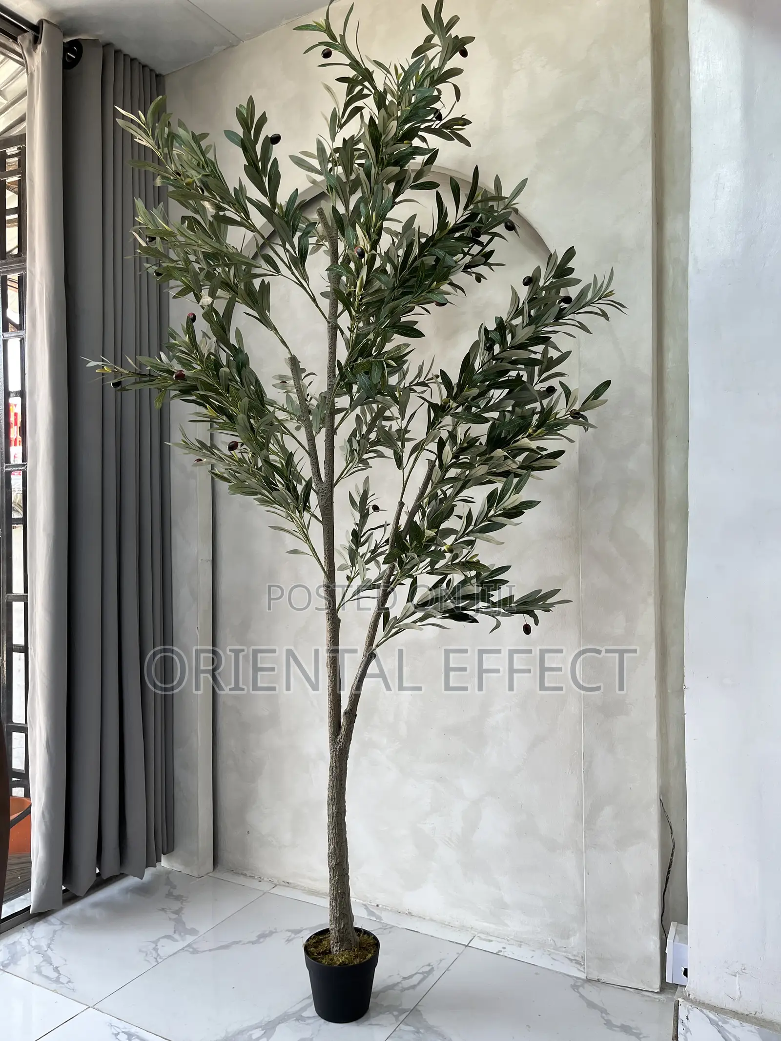 210cm Artificial Olive Tree–Realistic Faux Indoor Plant for Home Decor