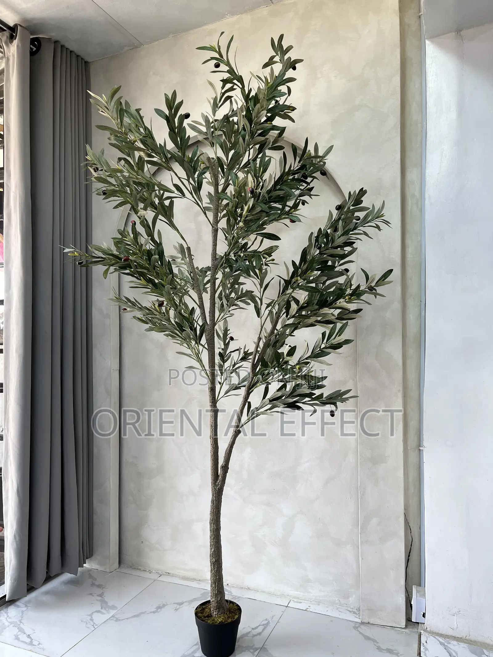 210cm Artificial Olive Tree–Realistic Faux Indoor Plant for Home Decor