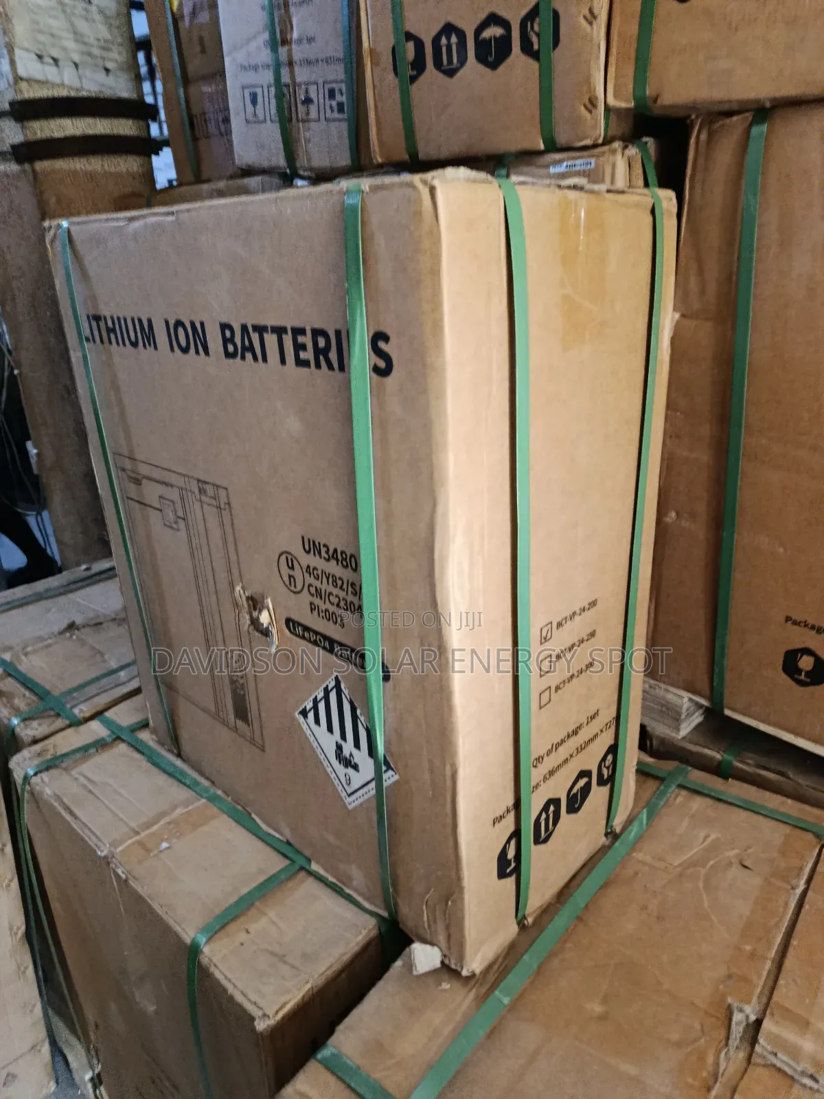 5kwh 24v Blue Carbon Solar Lithium Ion Battery