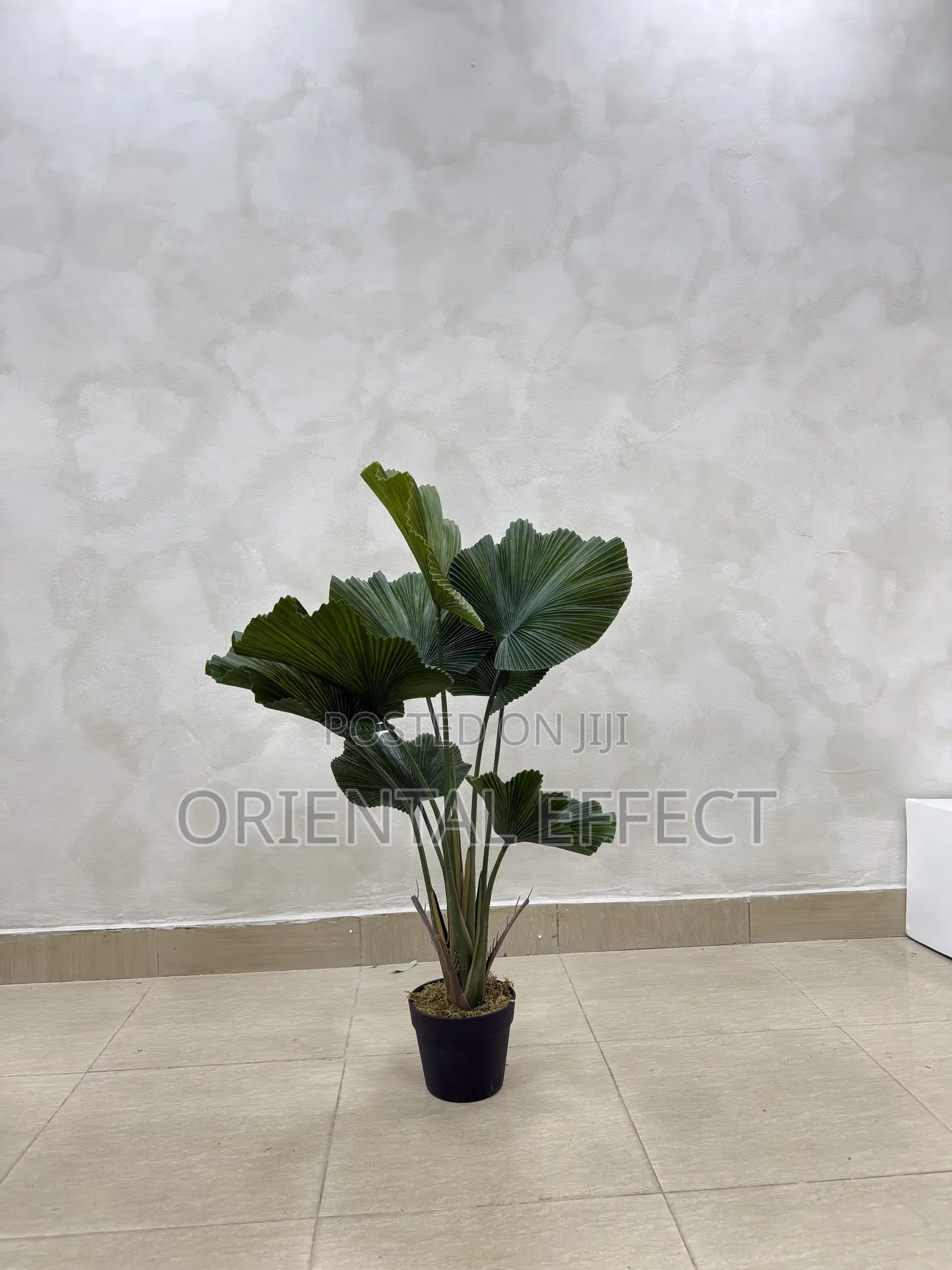 90cm Artificial Fan Palm – Realistic Faux Indoor Plant Decor
