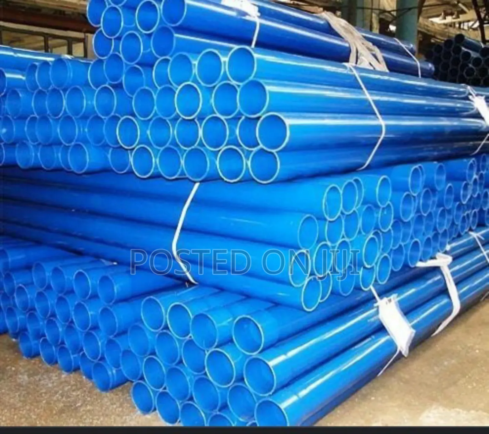 Blue Pipe and Fittings