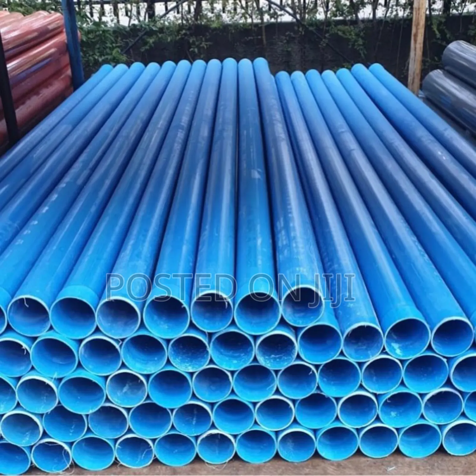 Blue Pipe and Fittings