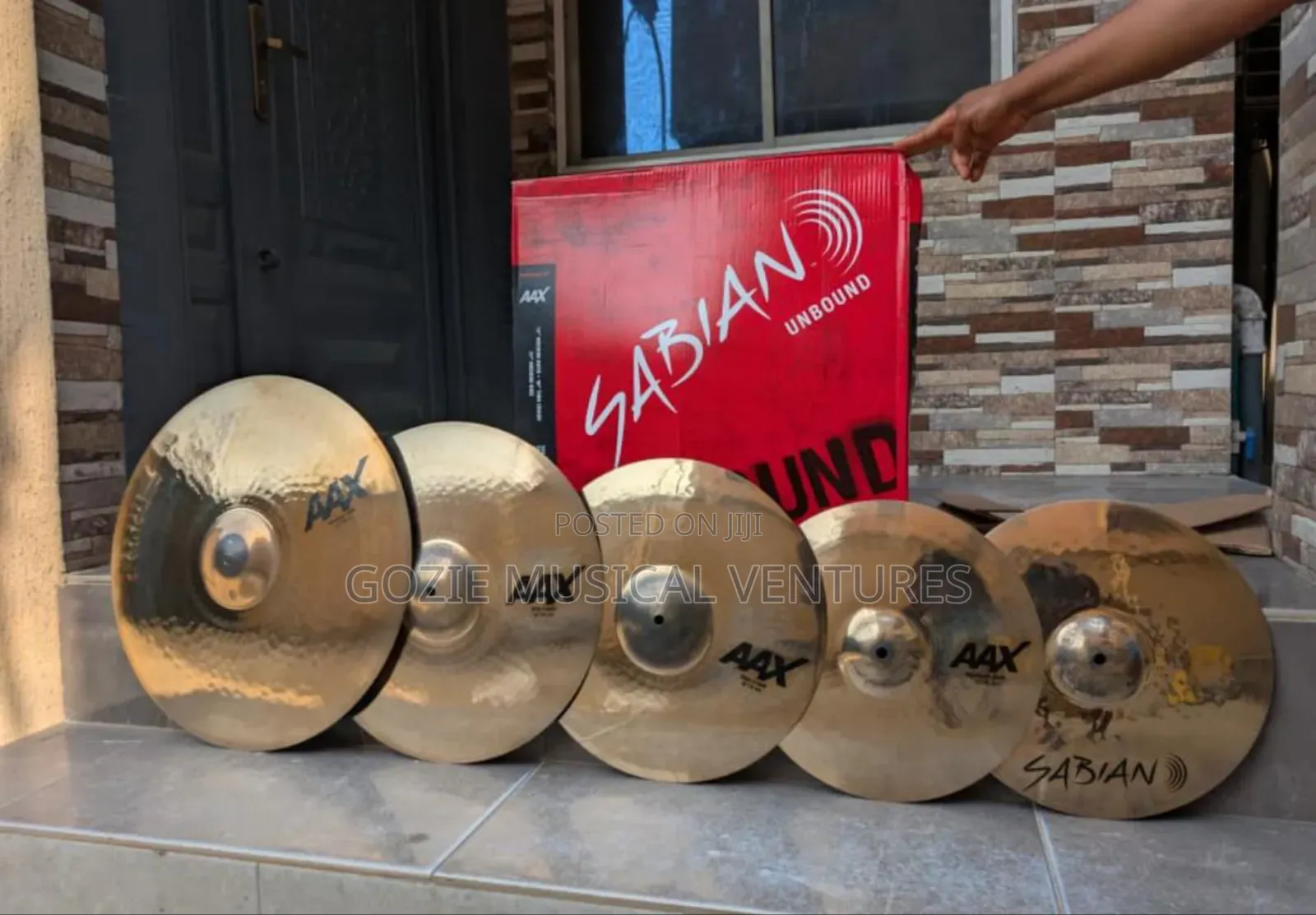 Original Sabina Aax Unbound Permeance Set of Cymbals