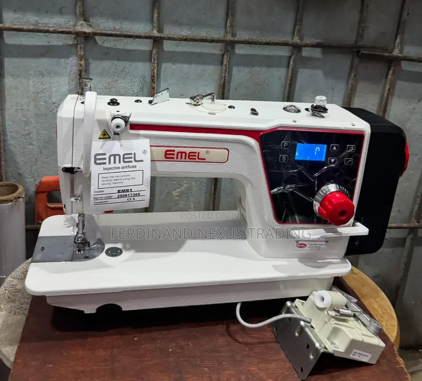 Brand New Emel Industrial Direct Drive Sewing Machine