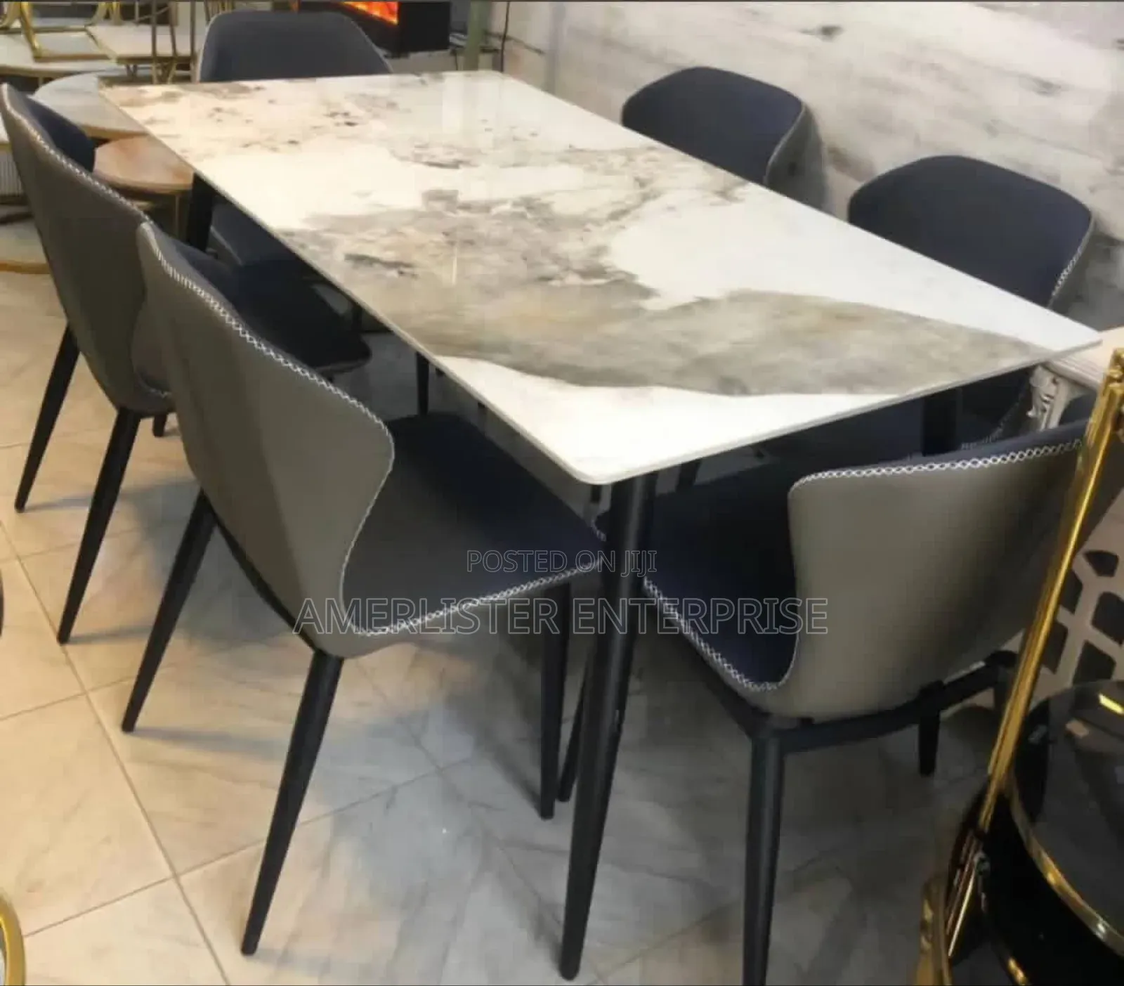 High Quality Marble Top Dining Set