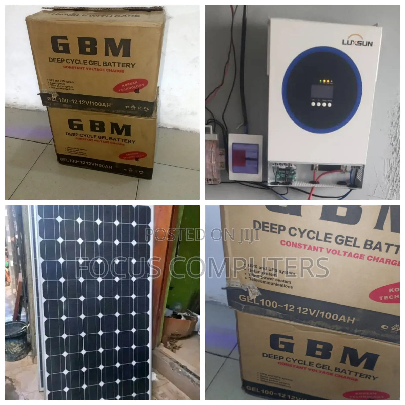 4.2kva Hybrid 2 Unit 100ah Solar Connection