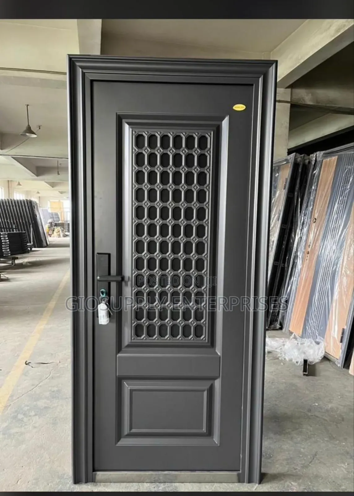 Steel Security Door With Multiple Locking Points for Enhanced Safety.
